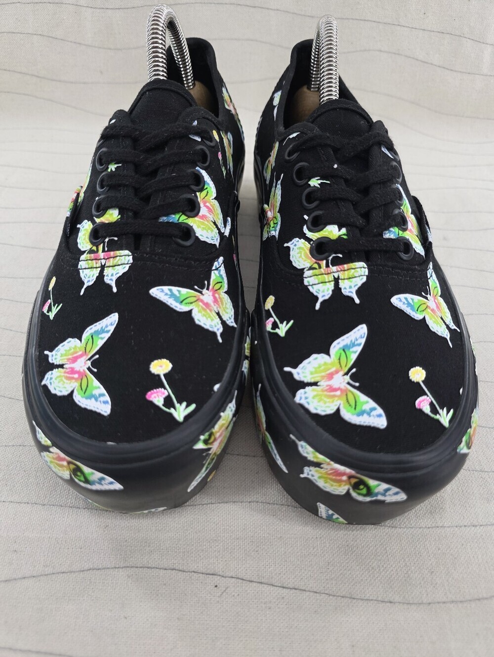 Vans Womens Stac Morph Blackout Glow In The Dark Butterfly Sneakers Shoes Sz 8.5 - Picture 4 of 12